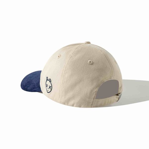 Кепка Block Graffiti logo темно- синяя/бежевая - фото 4