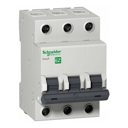 Автоматический выключатель Schneider Electric 3П 63А характеристика C 4,5кА Easy9 EZ9F34363