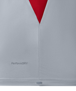 Джемпер тренировочный JOGEL PREMIER PerFormDRY Training Zip Top, серый/темно-красный