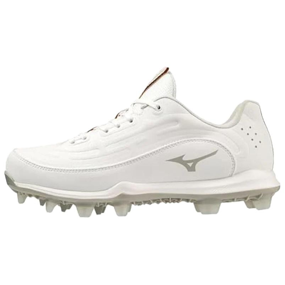 Mizuno Women"s 9 Spike Advanced Finch Elite 6 Low Tpu "White" Women"s