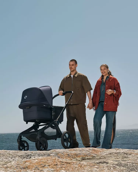 Коляска 2 в 1 Bugaboo Fox 5 Renew complete (Black/Deep indigo-deep indigo)