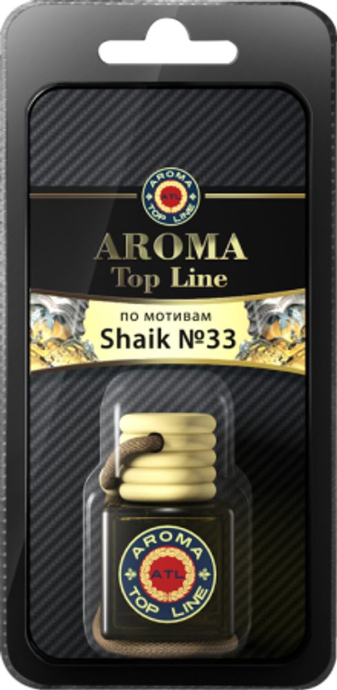 Aroma Top Line Ароматизатор в стеклянном флаконе Shaik №33