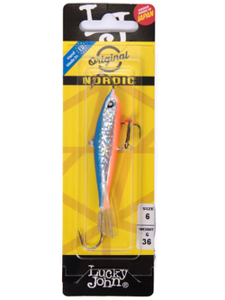 Балансир Lucky John NORDIC 6 с тр. 60мм/67H блистер