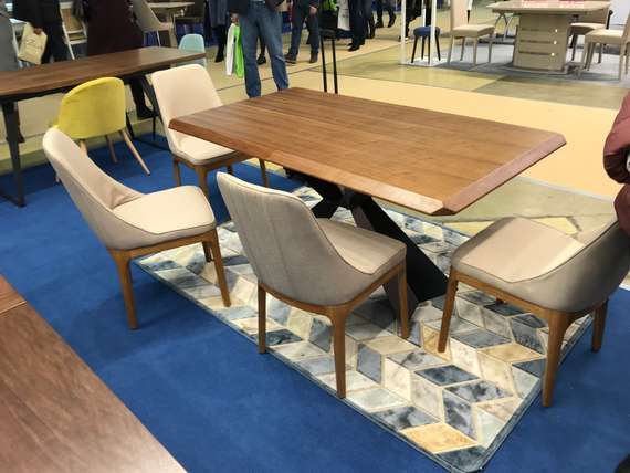 Стол раскладной Theo 160-200х90 см орех