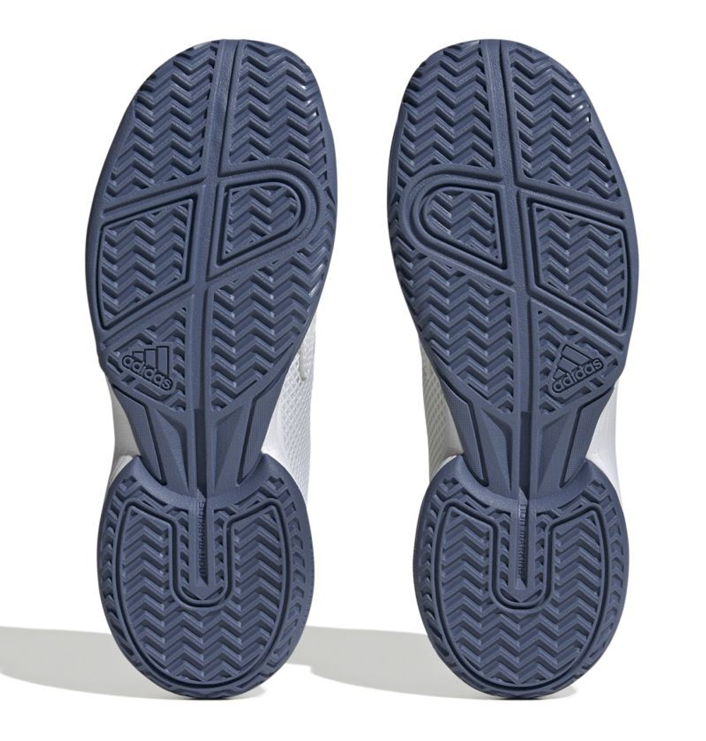 Детские теннисные кроссовки Adidas Courtflash K - White