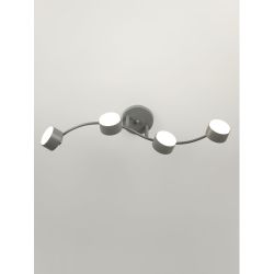 Светильник настенно-потолочный спот Rivoli Vivien 7077-704 4хGX53 15 Вт поворотный | Споты-Подсветки