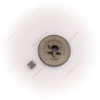 Корзина сцепления б/п Oleo-Mac 937, Efco 137/142 (3/8"Picco-6, 63/13-мм, цельная, подшипник [AEZ]