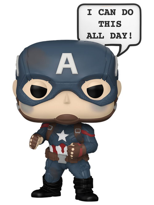 Фигурка Funko POP! Bobble Marvel Infinity Saga Captain America(I can) WonderCon25 (Exc) (1480) 85287