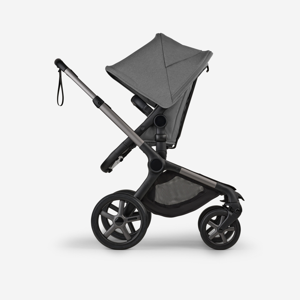 Коляска 2 в 1 Bugaboo Fox 5 Renew complete (Graphite/Moon grey/Moon Grey)