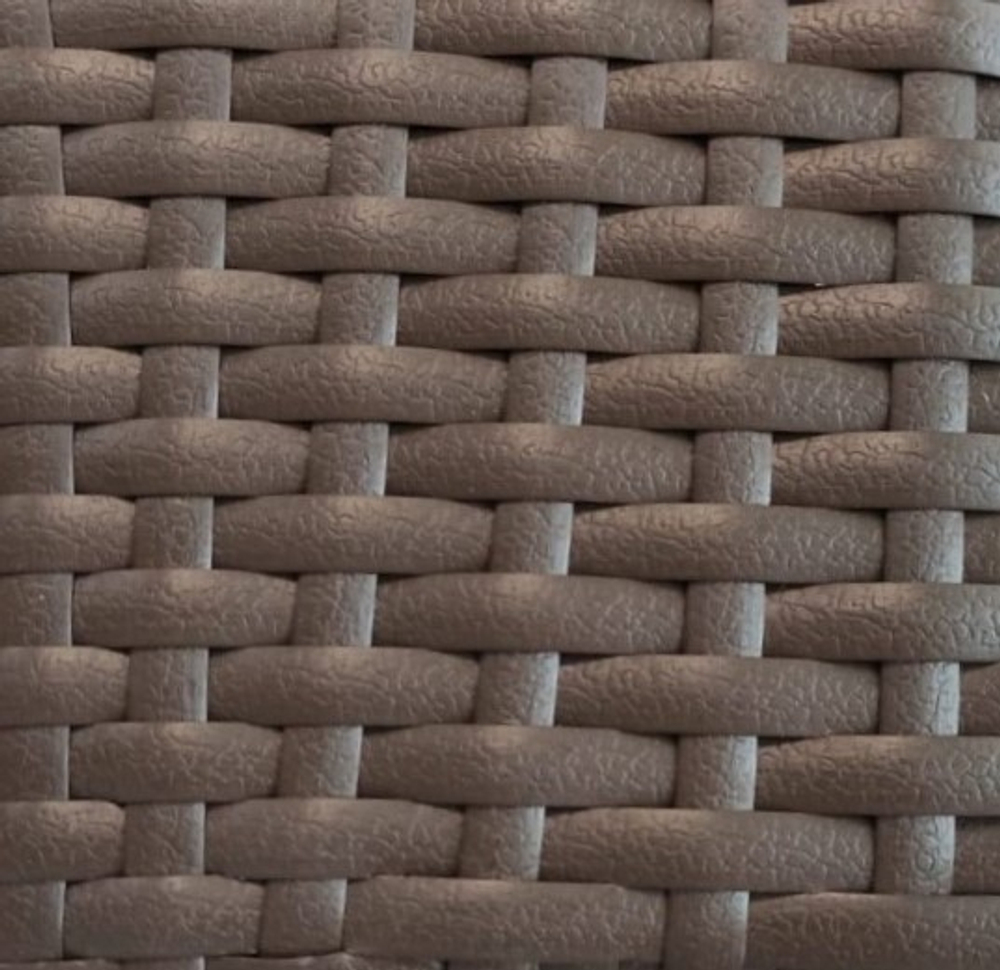 Шезлонг-лежак плетеный с матрасом Mantera