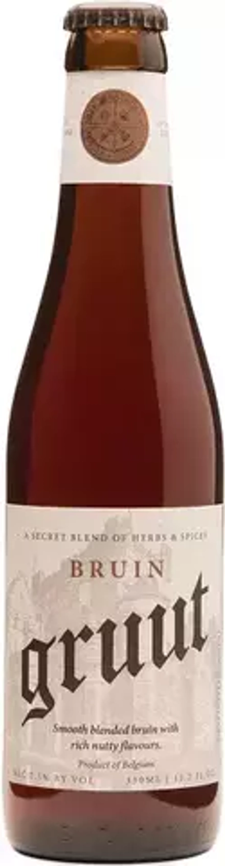 Пиво Грют Брюн / Gruut Bruin 0.33л - 1шт