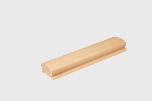 Поручень с рейкой прямоугольный Бук 42х60х3000