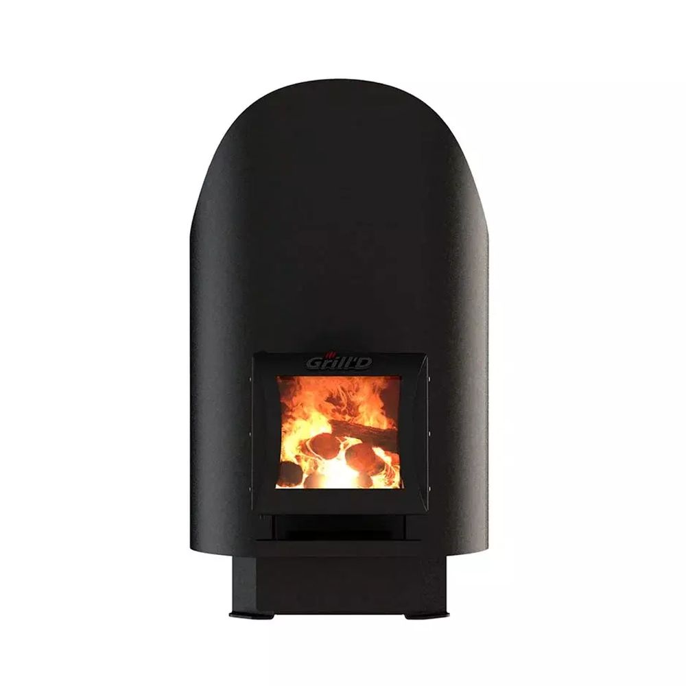 Дровяная банная печь Grill'D Aurora 160 Long (дверца со стеклом)