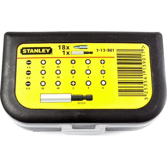 Набор бит STANLEY Expert 19шт (1-13-901)