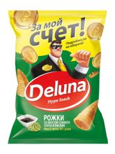 Кукурузные снеки Deluna Соевый соус и Васаби 85 г