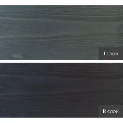 Морилка для дерева ЭБЕНОВОЕ ДЕРЕВО, Новбытхим 500мл, пропитка на водной основе, окарас бумажной лозы