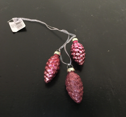 Набор елочных игрушек  48шт House of Seasons Шишки Ягодный смузи в ассортименте 2 вида