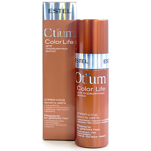 ESTEL OTIUM COLOR LIFE Спрей-уход для волос "Яркость цвета", 100 мл