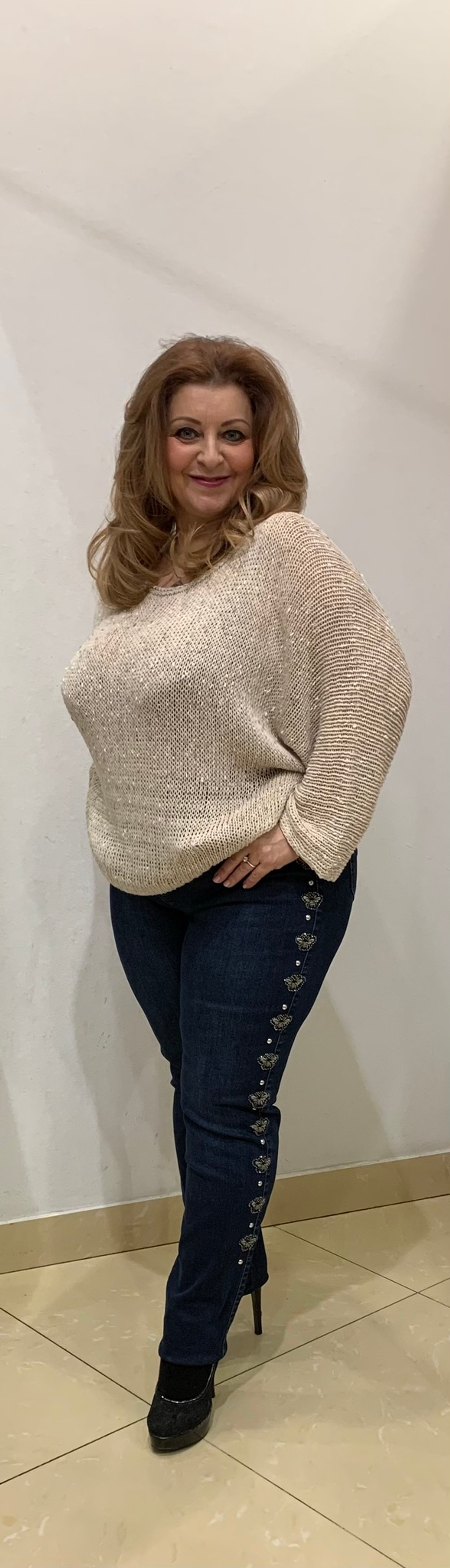 Итальянский меланжевый блузон