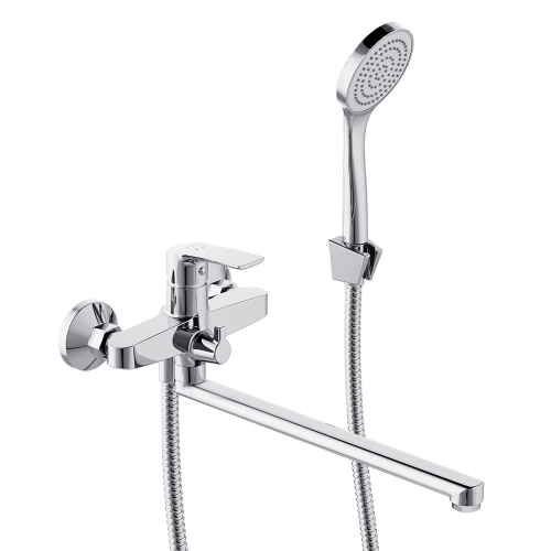 Смеситель для ванной и душа с длинным изливом и душевым набором Damixa Eclipse 2.0 489500000