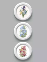 Картины на стену интерьерные на холсте 3 шт. 17.5 см