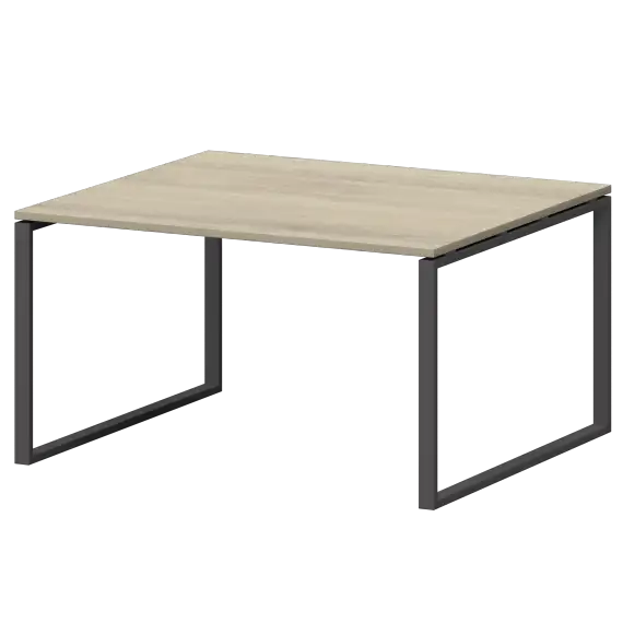 Стол переговорный на металлокаркасе СМСП-О-14.123.Пр25  1400x1236x750 Смарт