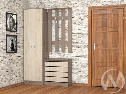 Прихожая "Ямайка" (ясень шимо/дуб сонома) Комплектация 1