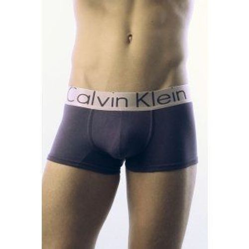 Мужские трусы боксеры фиолетовые Calvin Klein Steel Purple CK01115