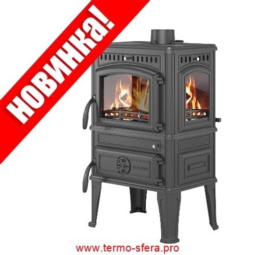 Печь-камин Везувий LV-12РS "Антрацит"