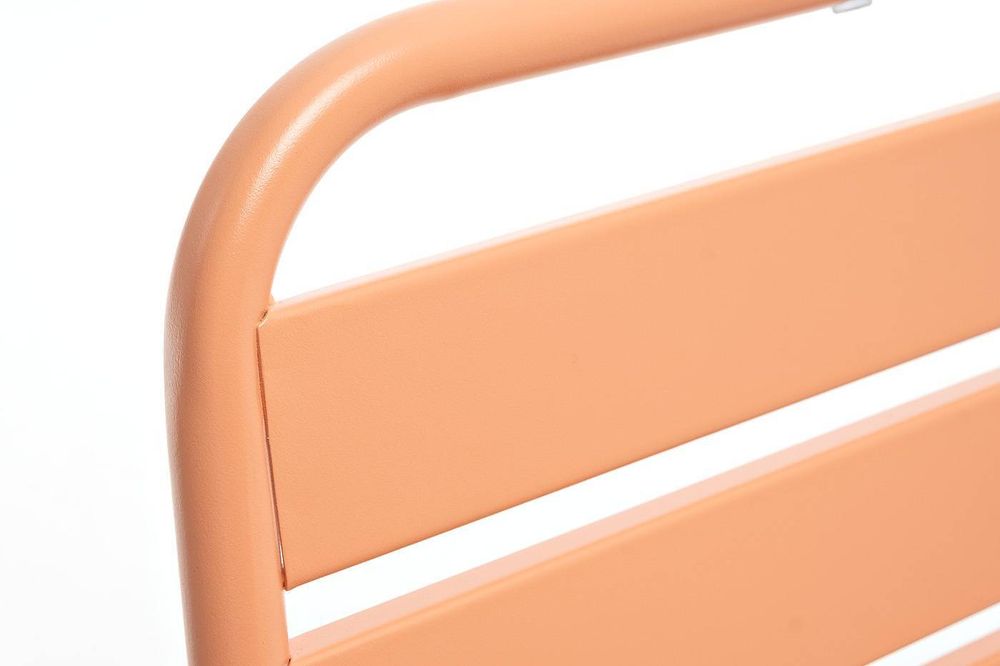 "Дионис" стул стальной, цвет светло-коралловый