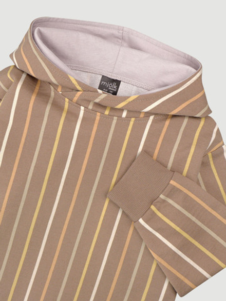 Худи Mjölk Cocoa Stripes, без кармана