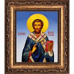 Арсений Керкирский Святитель. Икона на холсте.