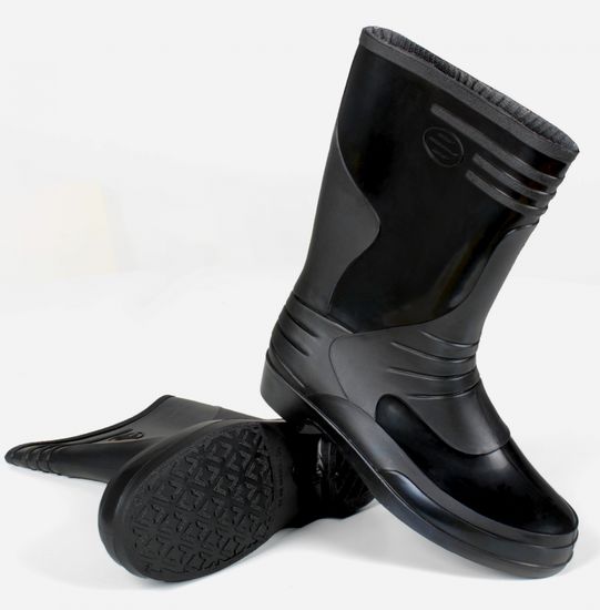 Сапоги женские ПВХ (черный)