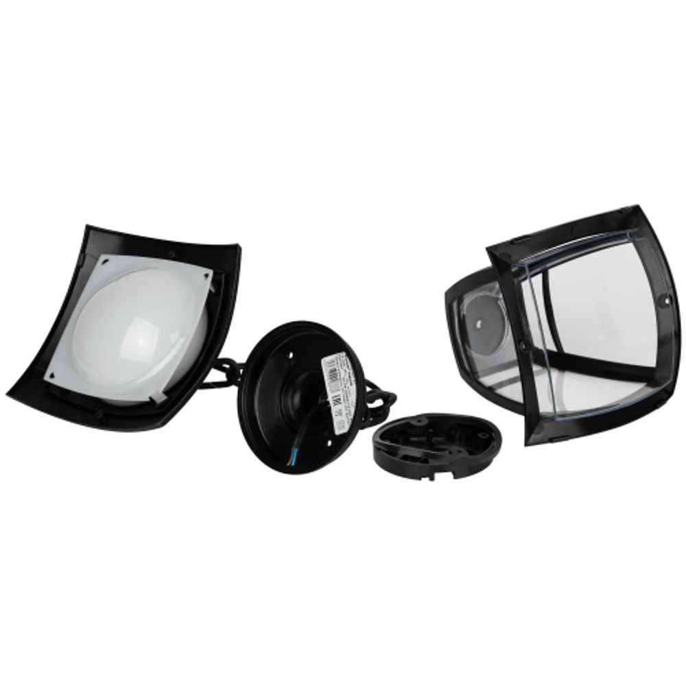 Садово-парковый светильник ЭРА «Марсель» ДСУ 07-8-001 черный 4-гранный подвесной IP44 светодиодный 8Вт 3000K | Садово-парковые светильники