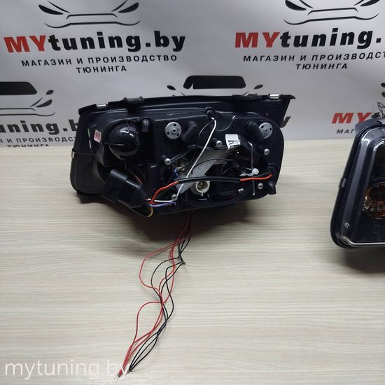 Передние фары BLACK для Volkswagen Bora