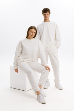 Толстовка Mazzika Unisex удлиненная, цвет молоко