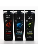 Гель для душа 3в1 For men, активная свежесть, 400 мл, BONAMI