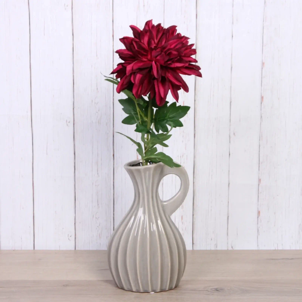 Цветок искусственный «Natur» 65см Георгин бордовый