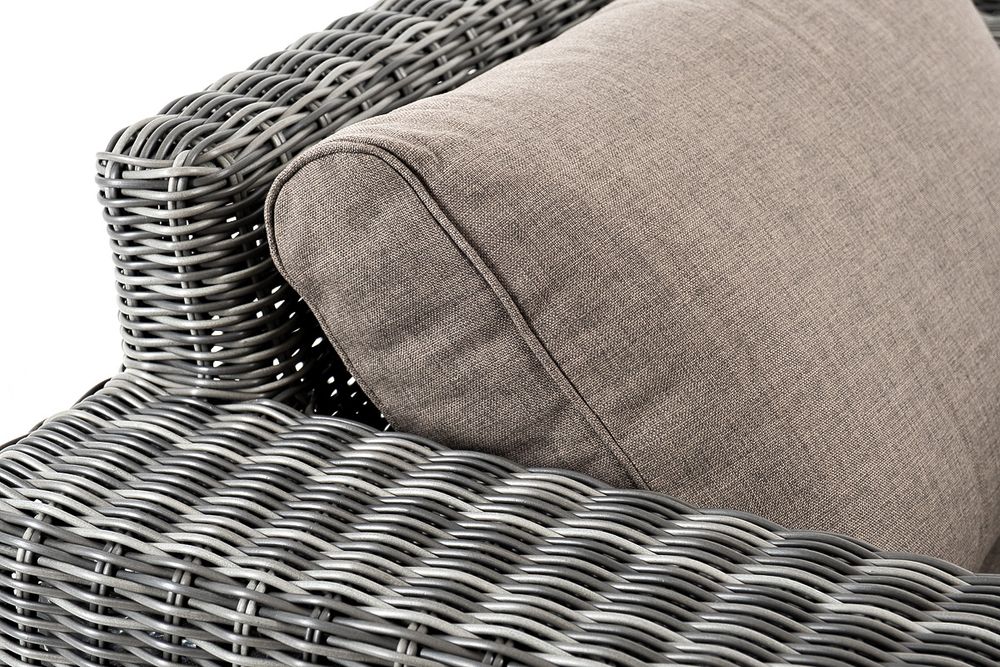 "Боно" лаунж-зона из искусственного ротанга, цвет графит