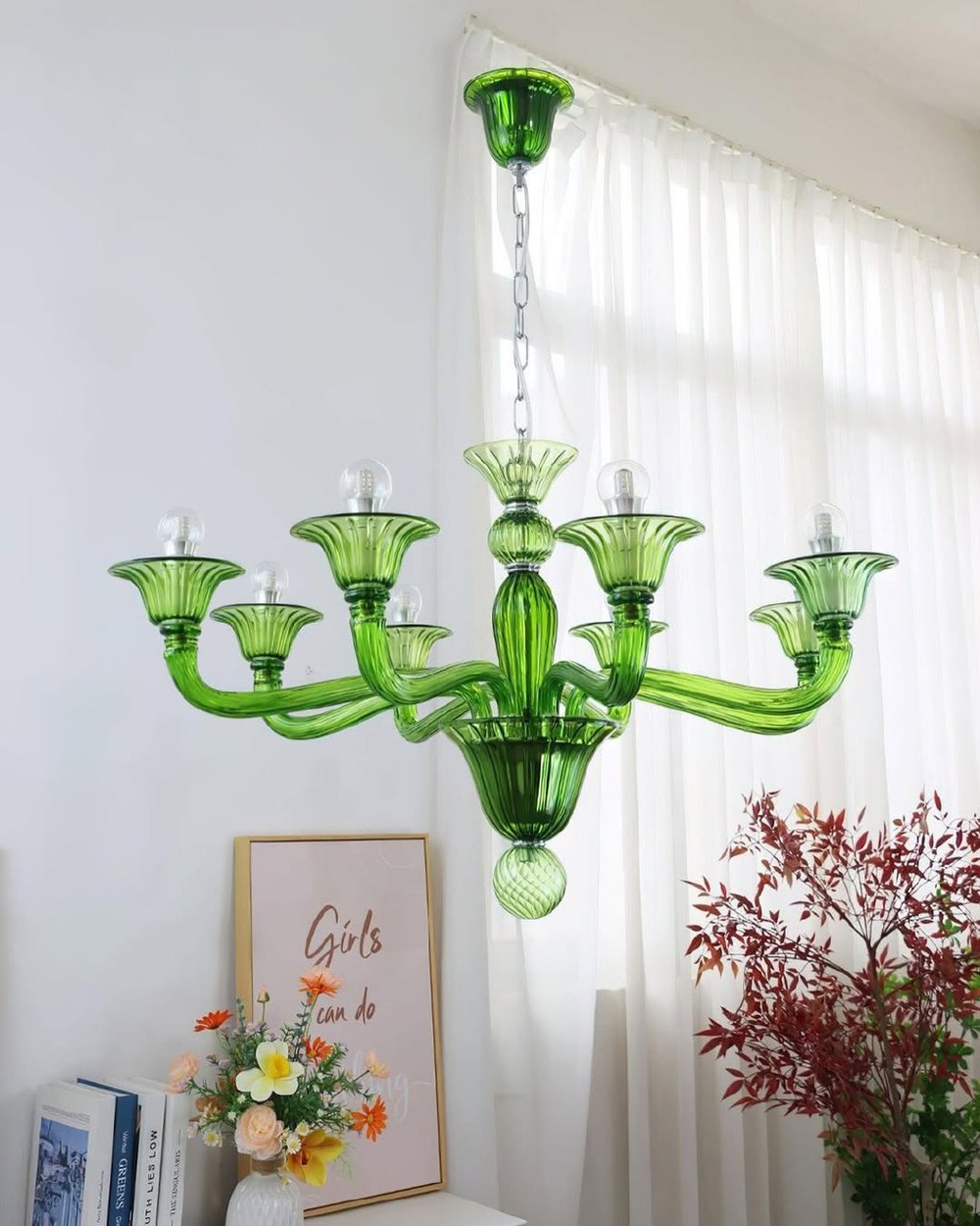 Винтажная люстра ручной работы 🤍