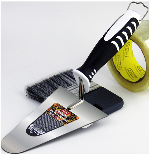 Кельма бетонщика  110*160мм  толщина 1,2мм  2К ручка  DEСOR /988-1160