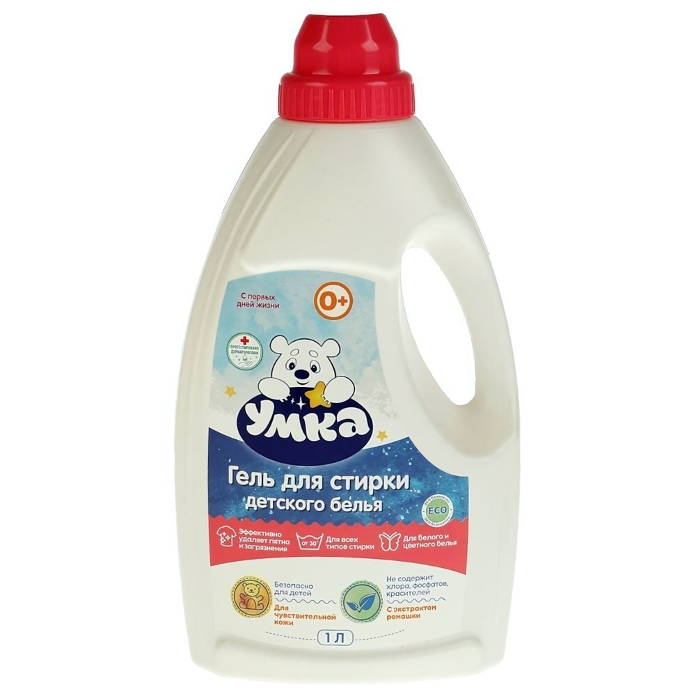 Гель д/стирки детского белья, 1л. BH79017UM (Умка)