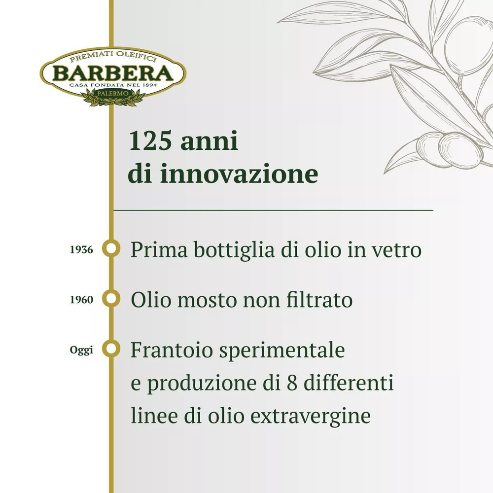 Оливковое масло BARBERA Novello Contadino, 500 мл, Италия, урожая 24/25