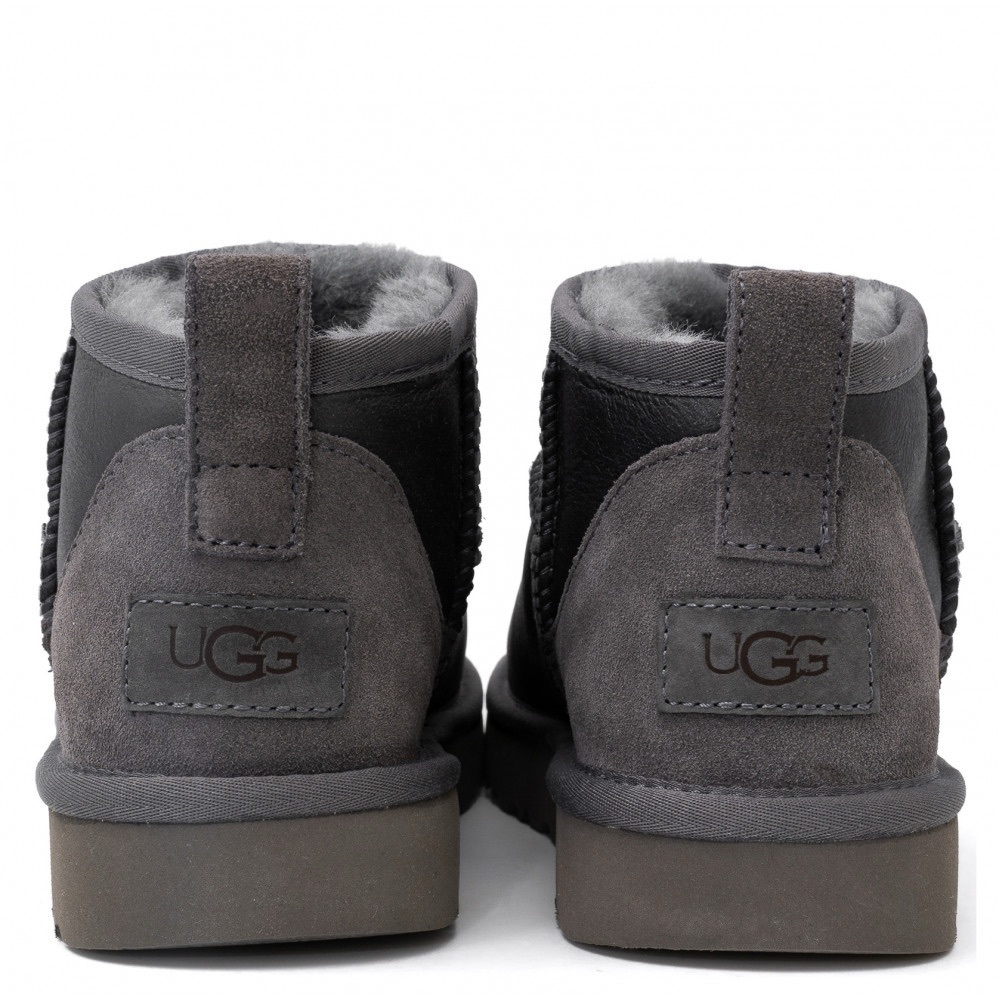 Ugg Classic Ultra Mini Metallic Grey