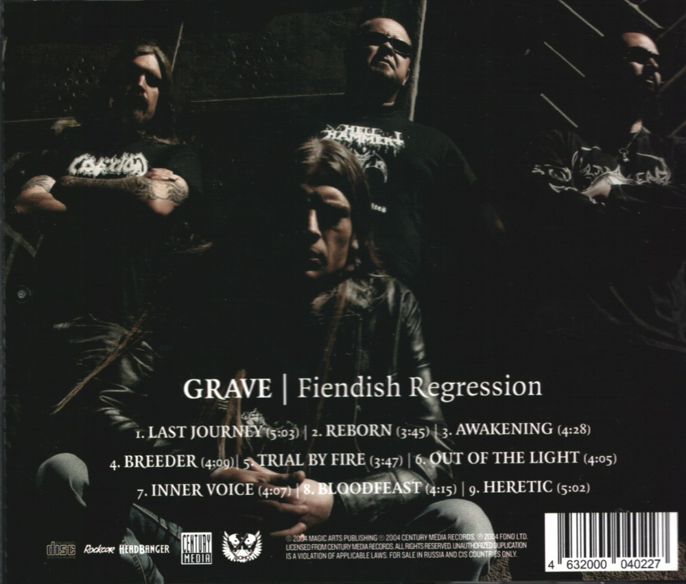 Grave / Fiendish Regression (RU)(CD)