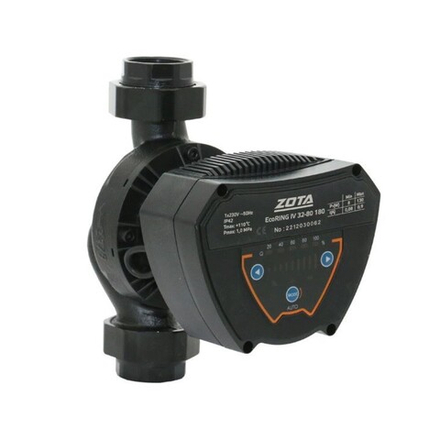 Насос циркуляционный для отопления ZOTA EcoRING IV 25-100 180 с гайками, частотный