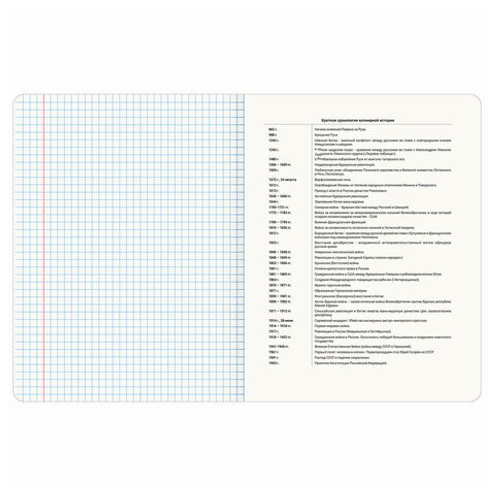 Тетрадь предметная "ANIME" 48 л., глянцевый УФ-лак, ИСТОРИЯ, клетка, BRAUBERG, 404539