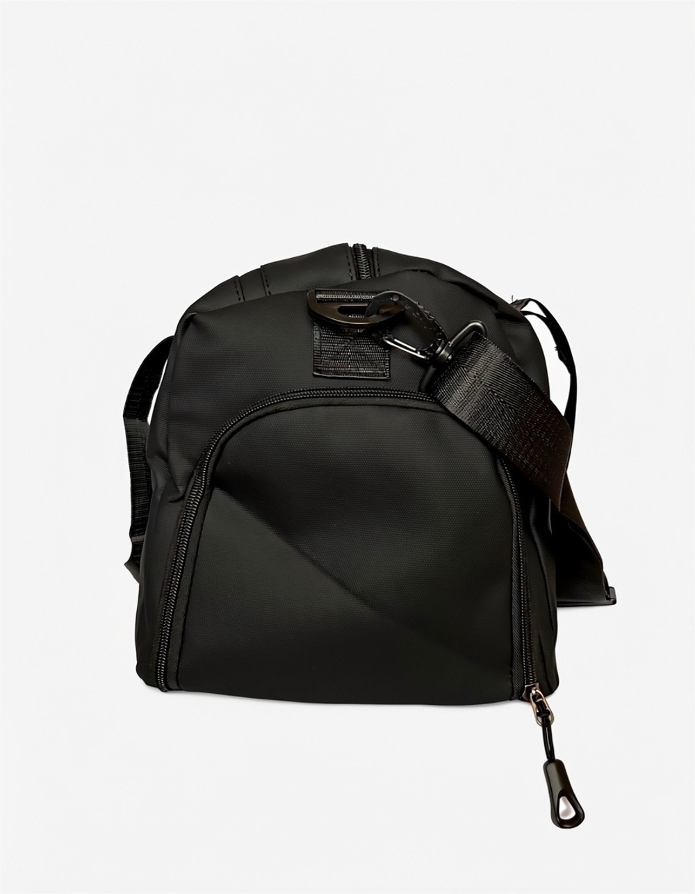 Сумка спортивная QOZA, черная, 2 отдела, 26 л.