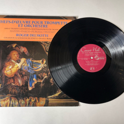 Винтажная виниловая пластинка LP Roger Delmotte, Collegium Academicum De Gen ve, Robert Dunand, Great Trumpet Concertos (Германия 1972)