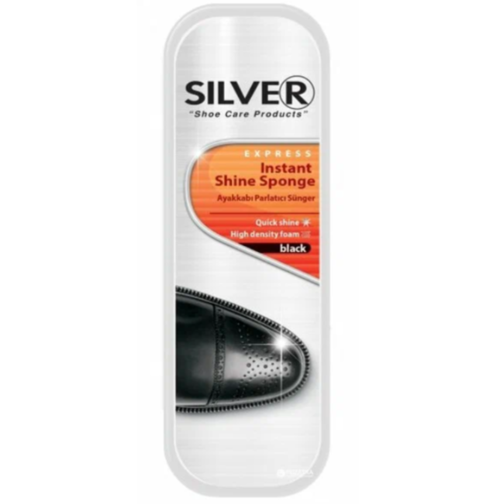 Губка для обуви Silver черный